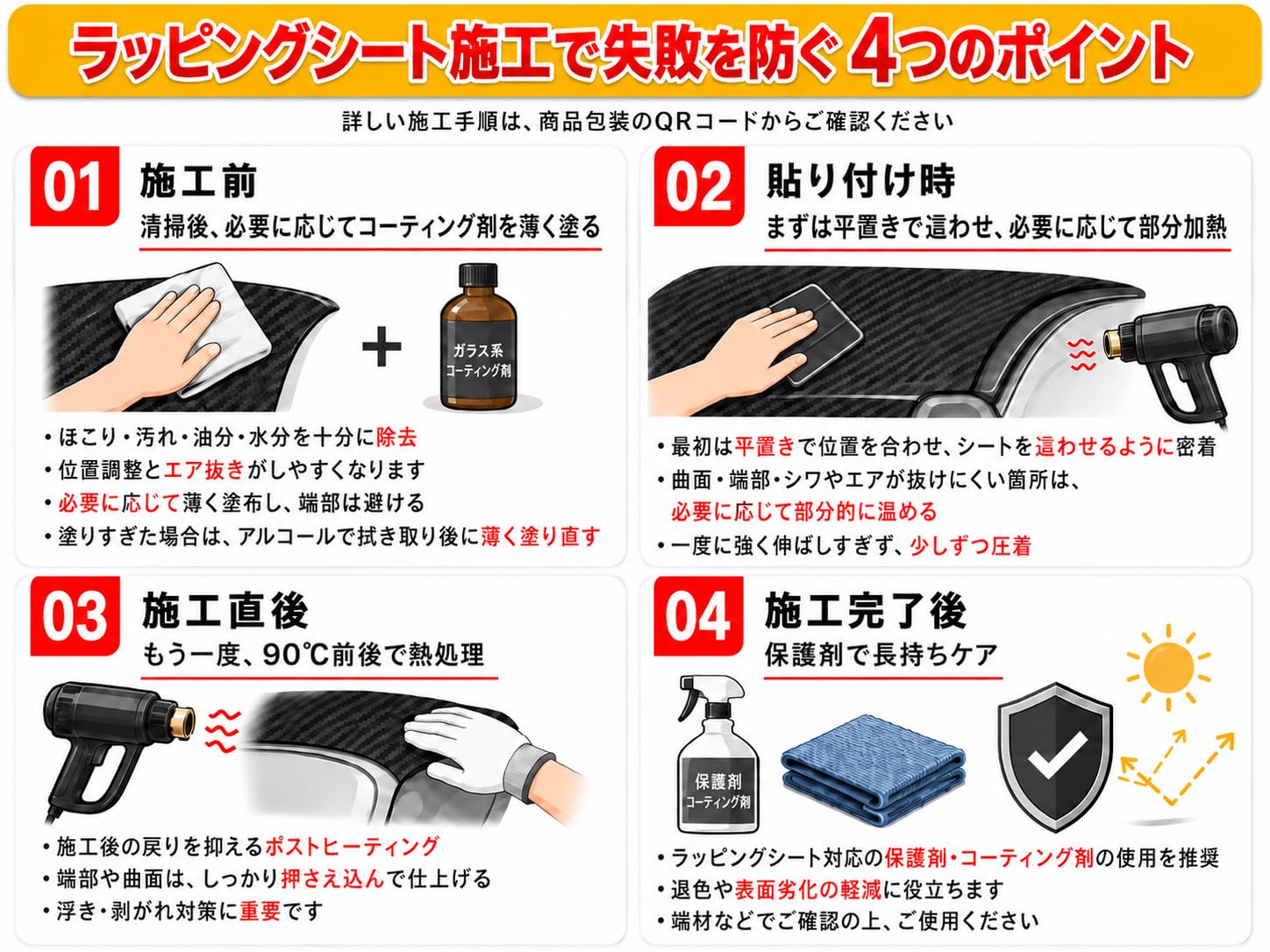 Amazon.co.jp: IlMondoMall 4D カーボンシート ハイグロス カーボン調
